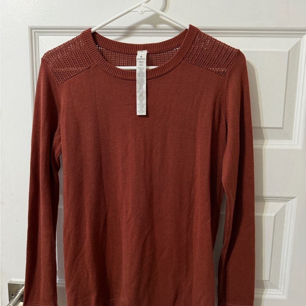 Lululemon Wrapped Knit Sweater